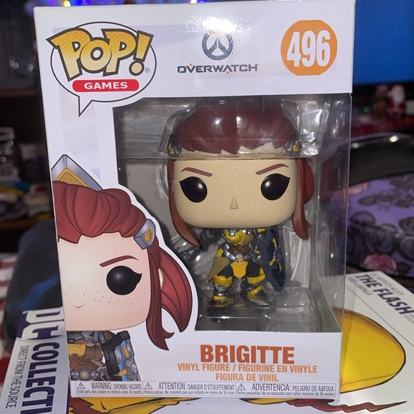 Funko Pop! Games Overwatch Brigitte Vinyl Figure #496 - Picture 2 of 3